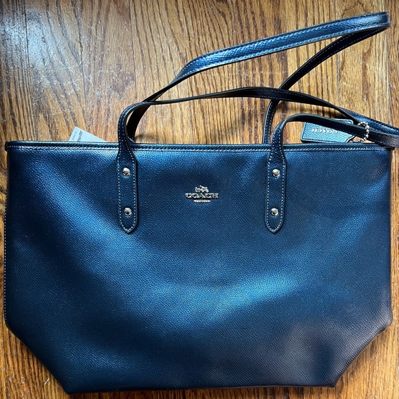 NWT! Coach 4 piece Metallic Blue tote set MUST SELL- Final price drop!!! - Picture 4 of 15